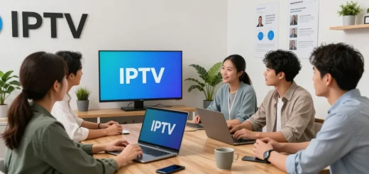 Trusted IPTV reseller offering local services in a professional setting.